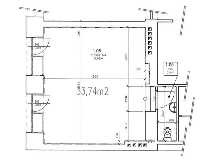 Sale commercial space Praha č. 10