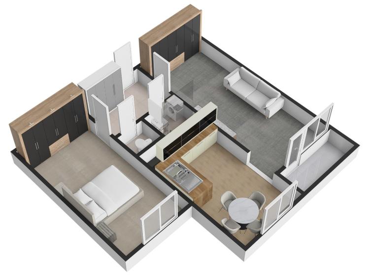 Pronájem bytu 2+1 Praha, Cíglerova č. 7