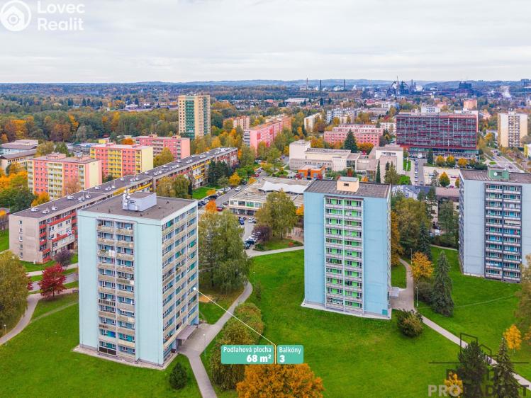 Prodej bytu 3+1 Třinec, Lidická č. 1