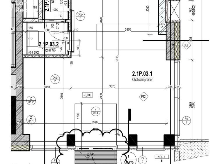 Pronájem obchodního prostoru Brno, Bratislavská 938/14 č. 12