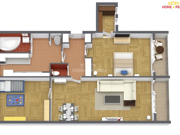 Продаж квартири 3+1 Brandýs nad Labem-Stará Boleslav, Brázdimská č. 24