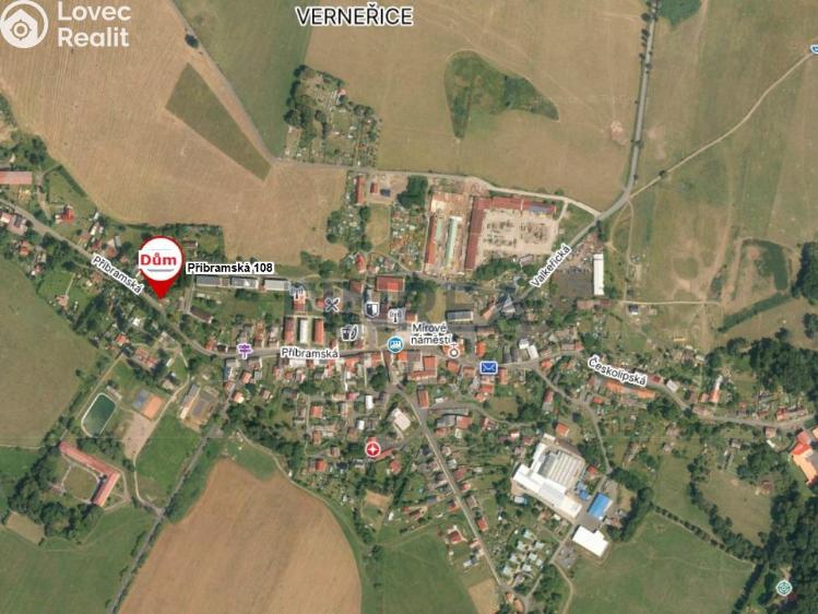 Prodej rodinného domu Verneřice, Příbramská č. 24