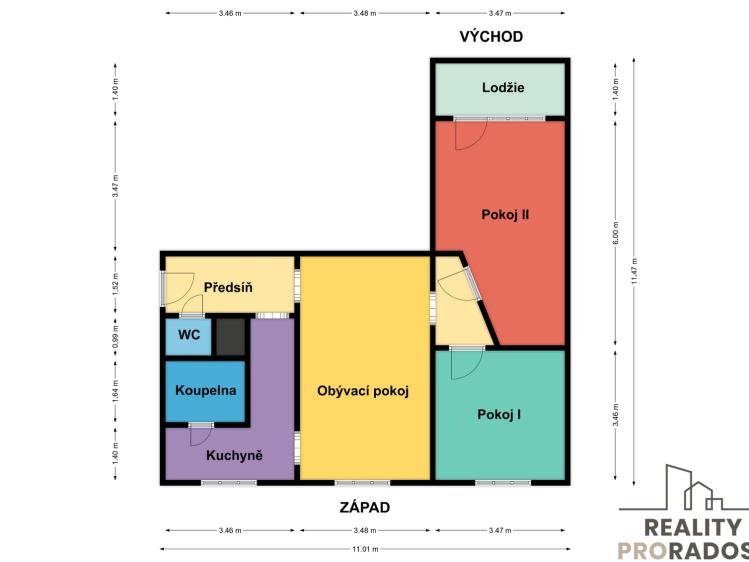 Sale apartment 3+1 Vyšší Brod, Pohraniční stráže č. 20