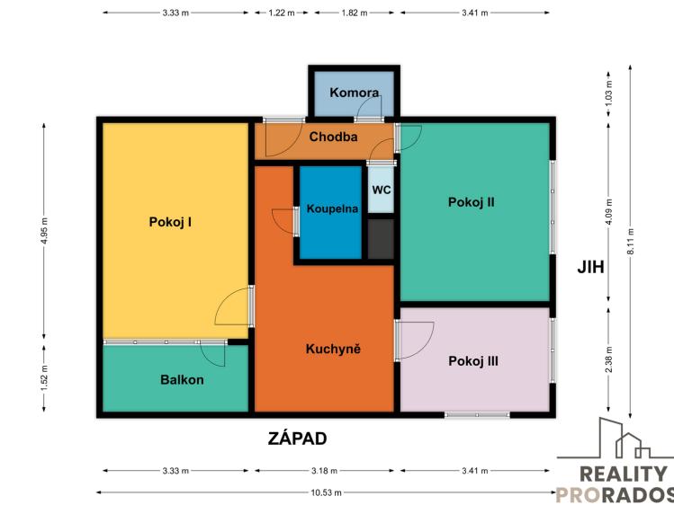 Sale apartment 3+1 Jistebnice č. 14