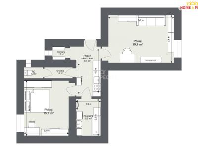 Rent apartment 2+1 Praha 7, Veletržní č. 3