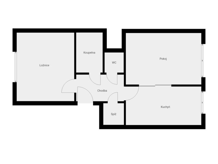 Sale apartment 2+1 Pardubice, Pichlova 1967 č. 14