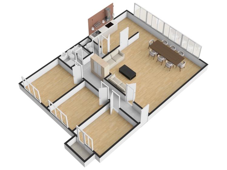 Pronájem bytu 4+KK Praha, Ostrovského č. 14