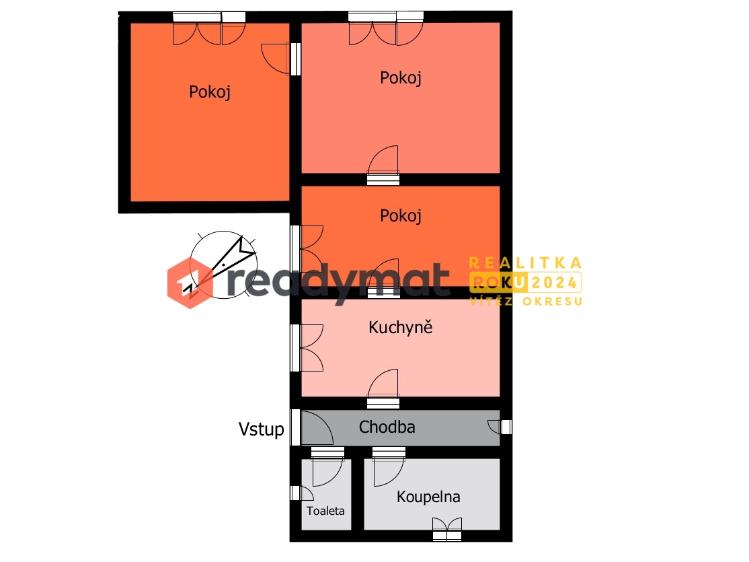 Prodej rodinného domu Vnorovy, Průhonek 374 č. 14