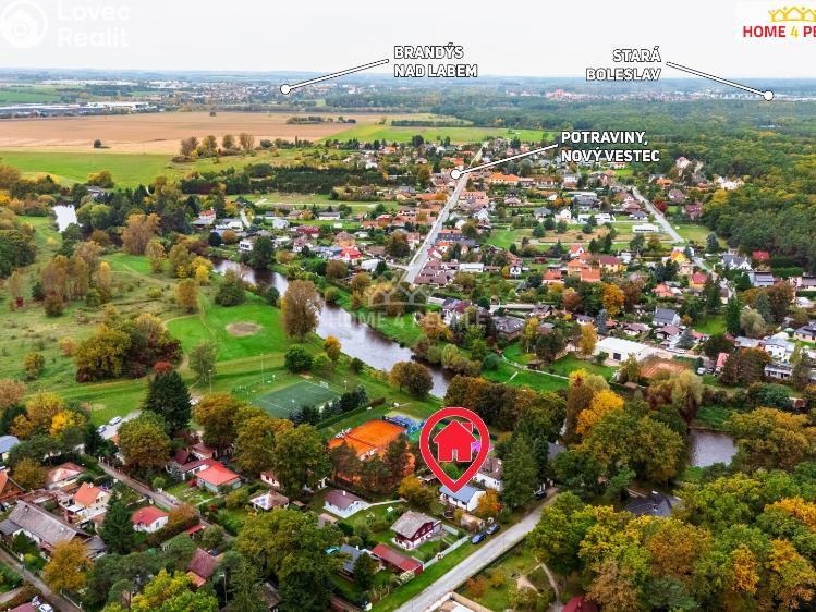 Prodej chaty Káraný, B. Němcové č. 23