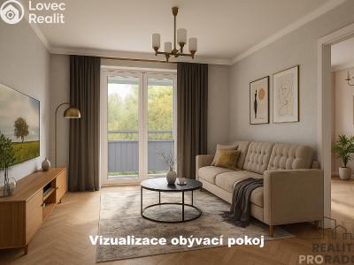 Sale apartment 2+1 Přerov, Jižní čtvrť I č. 4