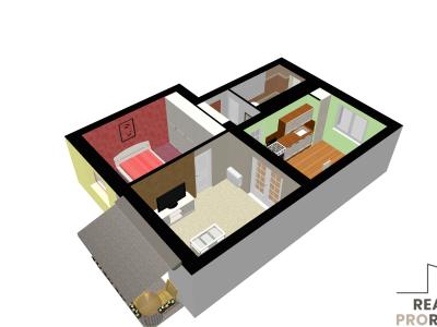 Sale apartment 2+1 Přerov, Jižní čtvrť I č. 6