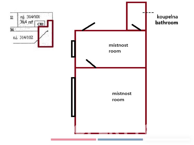 Prodej obchodního prostoru Praha, Arbesovo náměstí 314/10 č. 6