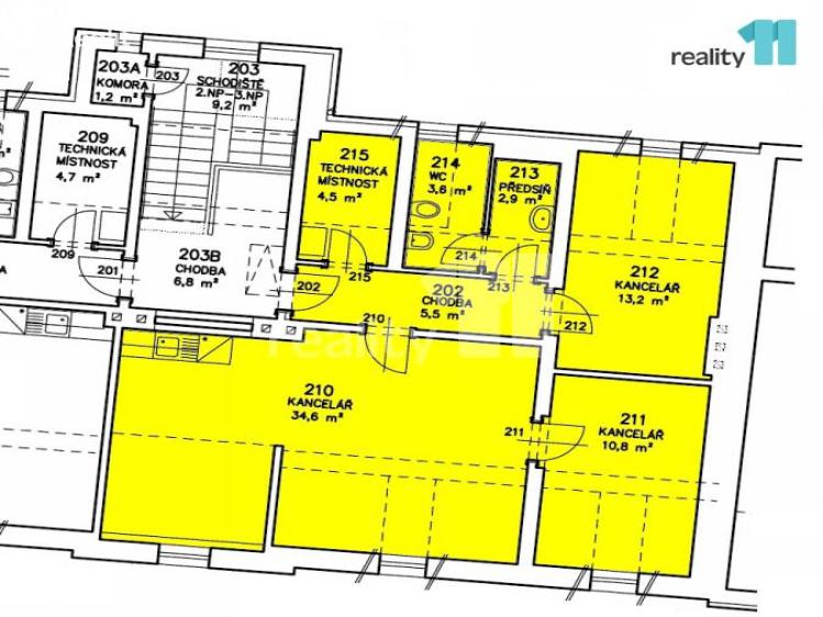 Оренда офісного приміщення Karlovy Vary, Chebská č. 7