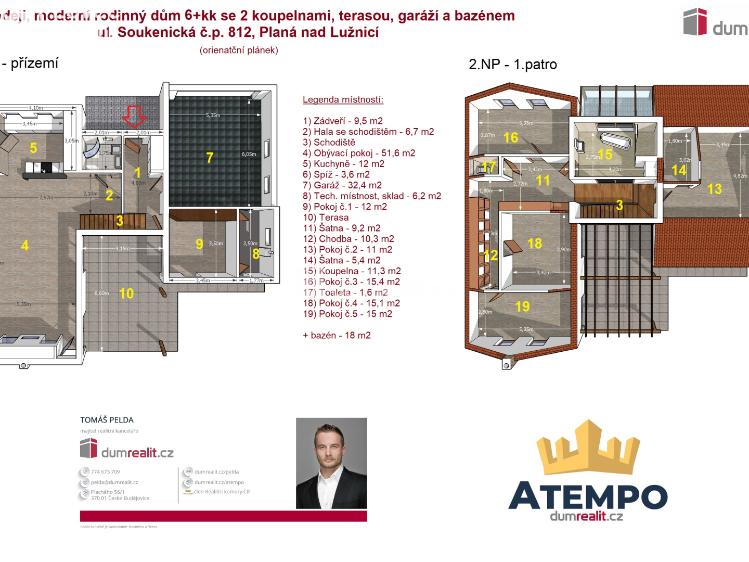 Prodej rodinného domu Planá nad Lužnicí, Soukenická č. 2