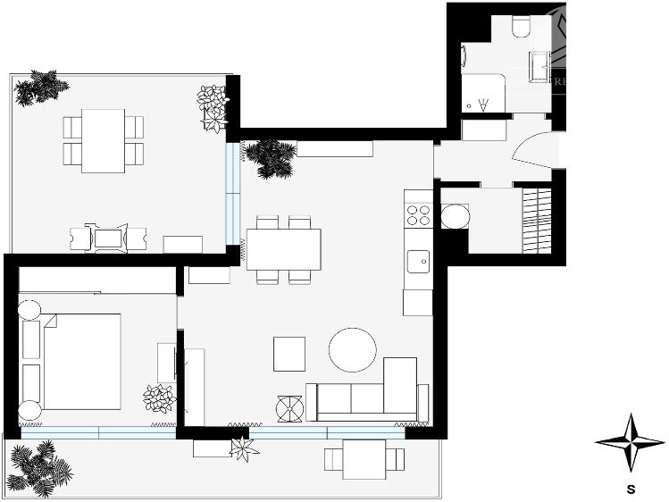 Sale apartment 2+KK Praha, Na výběžku č. 13