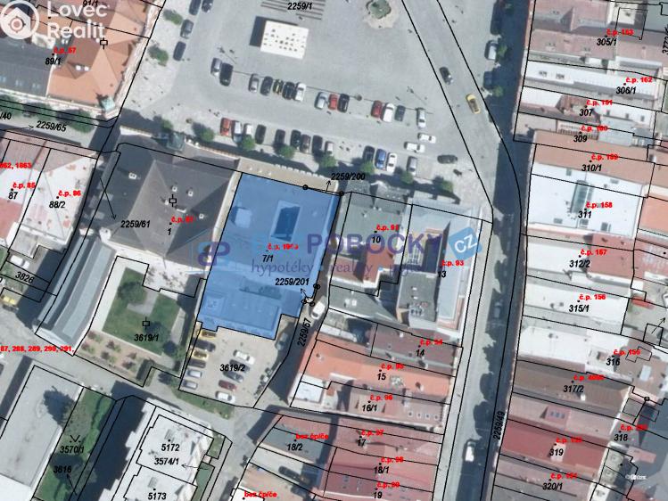 Pronájem kanceláře Havlíčkův Brod, Havlíčkovo náměstí 1963 č. 17