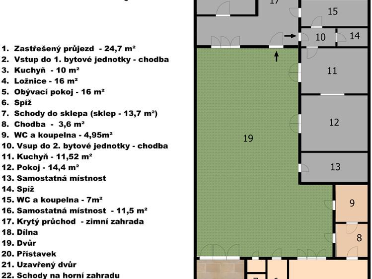 Prodej rodinného domu Třebíč č. 31