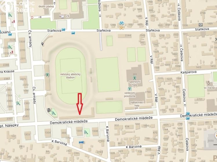 Prodej garáže Pardubice, Demokratické Mládeže č. 2