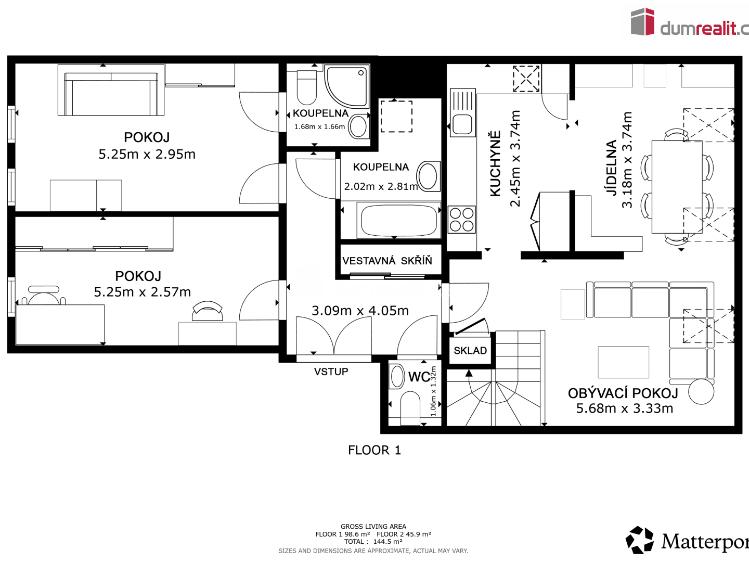 Продаж квартири 5+KK Praha 2, Americká č. 35