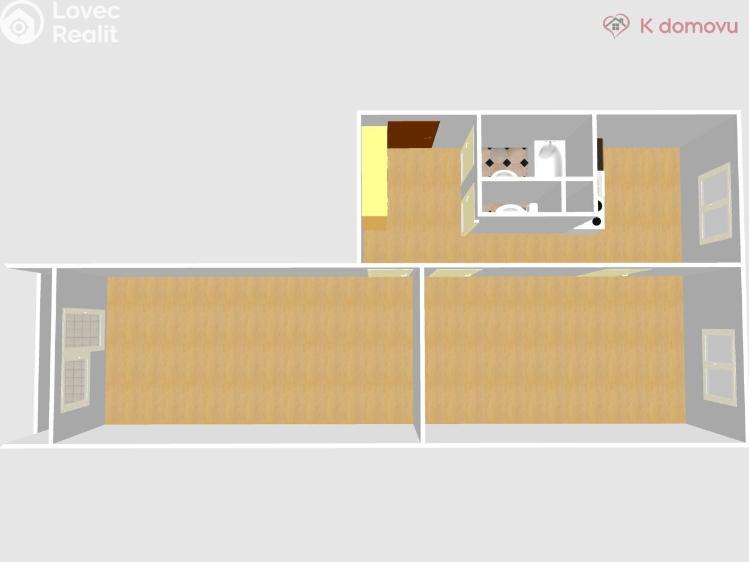Prodej bytu 2+1 Hradec Králové, Jana Masaryka 1359/11 č. 2