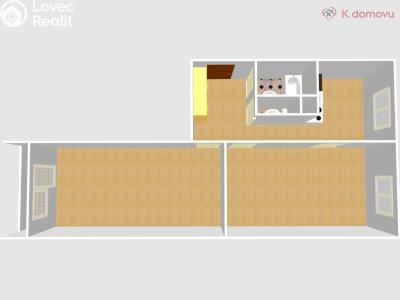 Продажа квартиры 2+1 Hradec Králové, Jana Masaryka č. 2