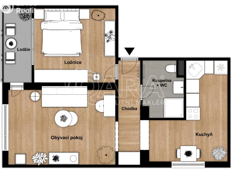 Продажа квартиры 2+1 Kutná Hora, Nové Dvory č. 22