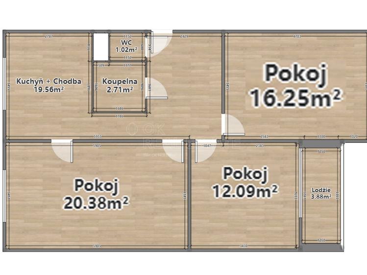Prodej bytu 3+1 Planá, Fučíkova č. 17
