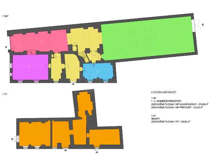 Prodej obchodního prostoru Dačice, Masarykova č. 8