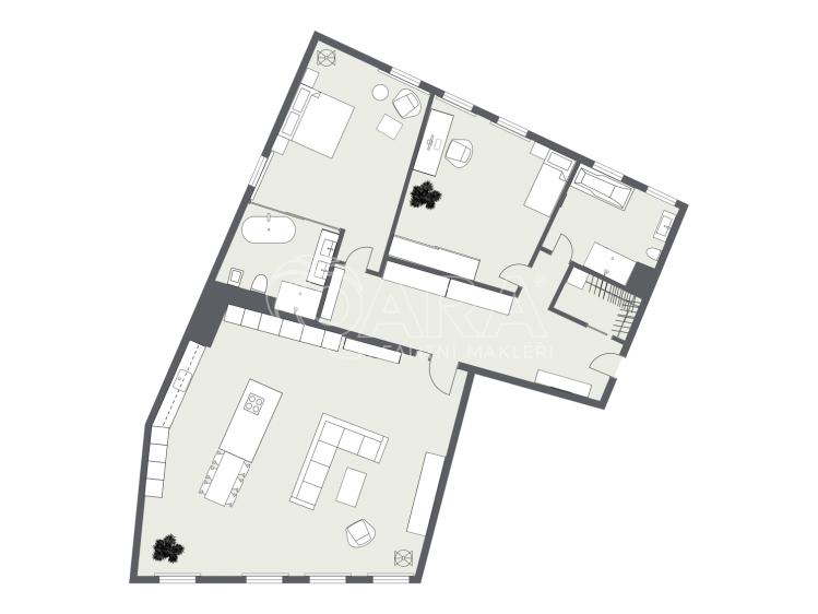 Pronájem bytu 3+KK Praha, Truhlářská č. 29