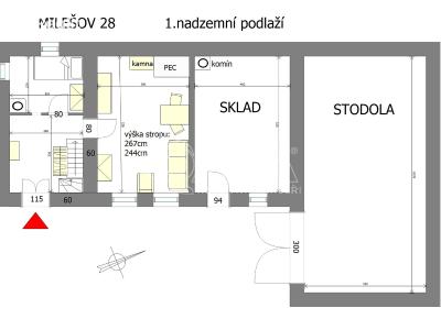 Prodej rodinného domu Milešov č. 6