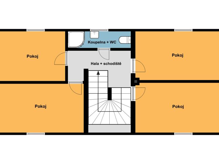 Prodej rodinného domu Jinočany, Pražská č. 18