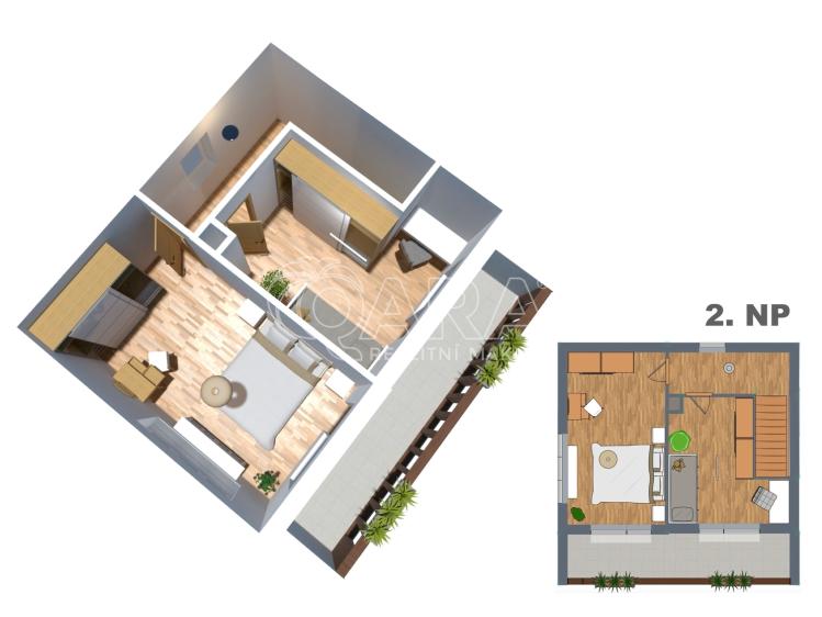 Продаж хатини Černé Voděrady, Havírna 4149 č. 18