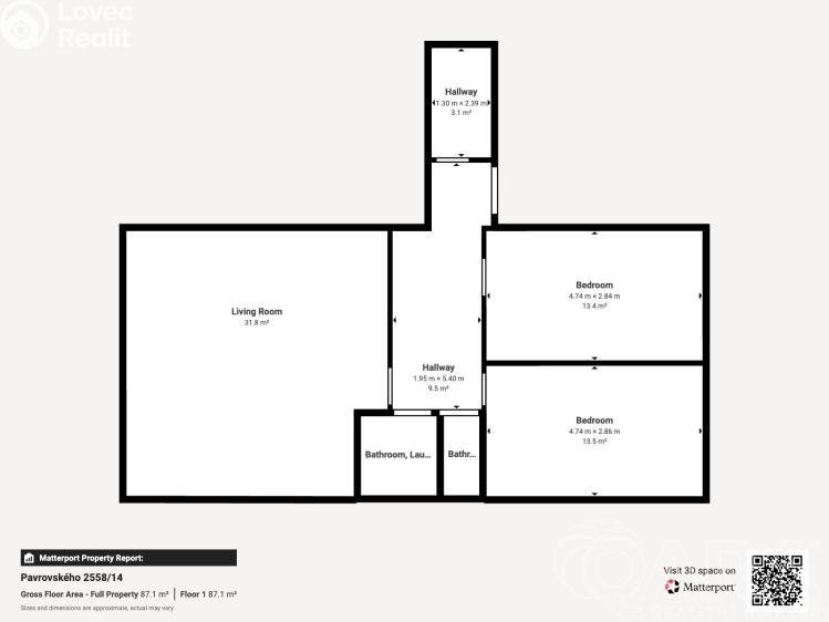 Аренда квартиры 3+KK Praha, Pavrovského 2558/14 č. 19