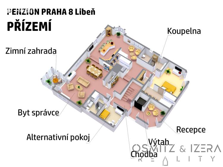 Prodej ubytovacího zařízení Praha, Davídkova 2143/94 č. 6