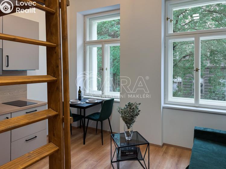 Pronájem bytu 1+KK Praha, Sokolská 1883/8 č. 1