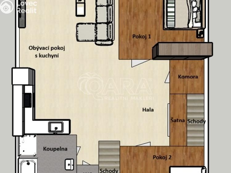 Prodej bytu 5+KK Holubice, Za Dvorem 211 č. 29