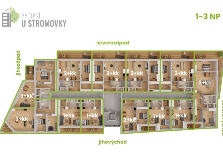 Prodej bytu 2+KK České Budějovice č. 18