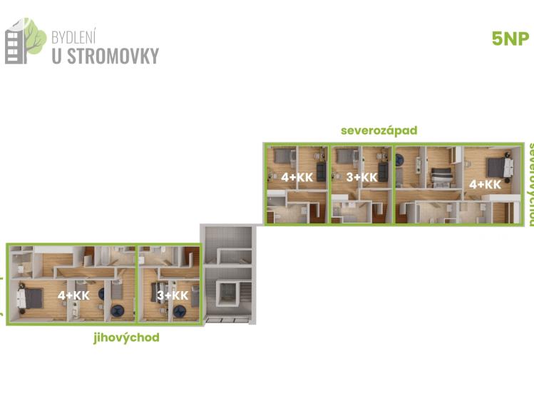 Prodej bytu 3+KK České Budějovice č. 20