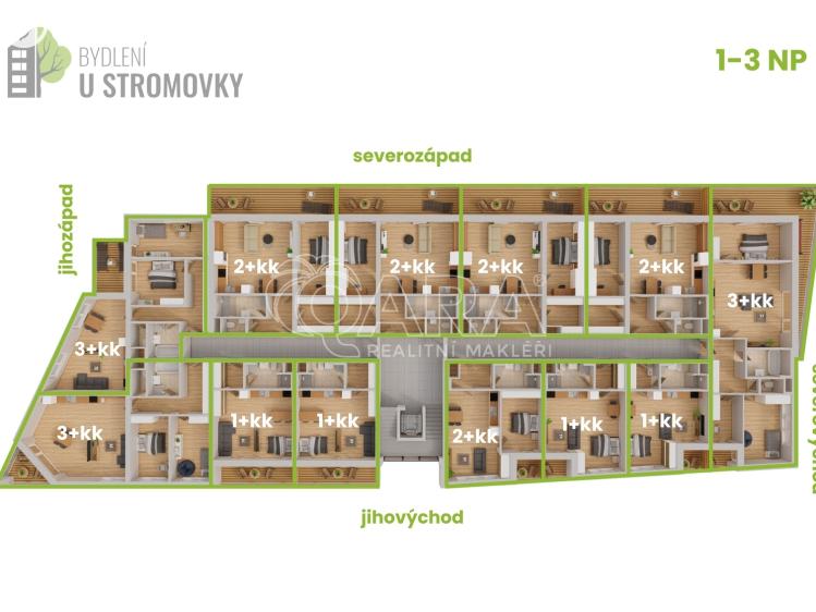 Sale apartment 4+KK České Budějovice č. 24