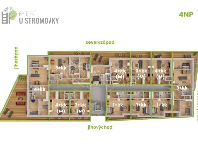 Продажа квартиры 4+KK České Budějovice č. 25