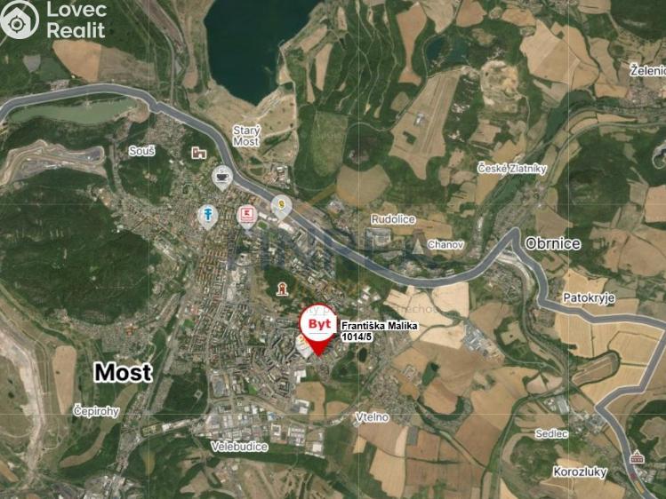 Prodej bytu 3+KK Most, Františka Malíka č. 3