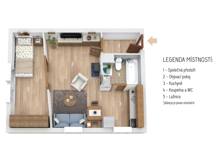 Prodej bytu 2+KK Karlovy Vary, Závodu míru č. 2