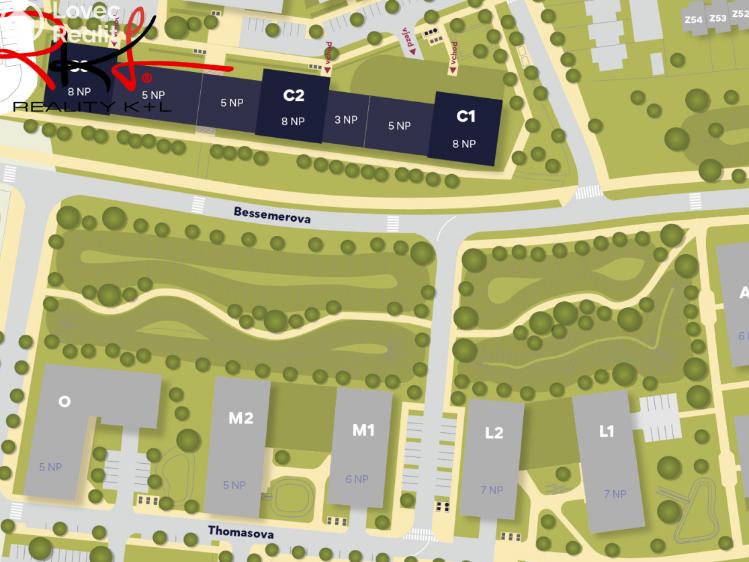 Prodej bytu 2+KK Praha, Thomasova č. 3