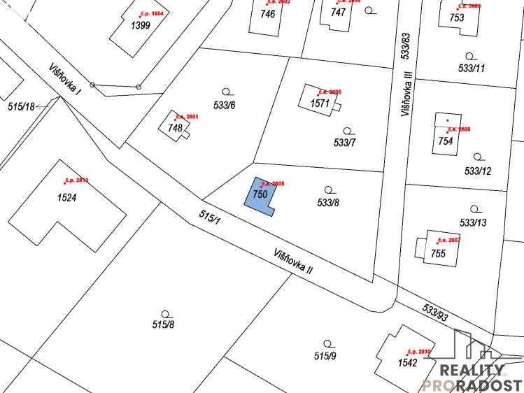 Prodej chaty Kamenice, Višňovka II č. 2