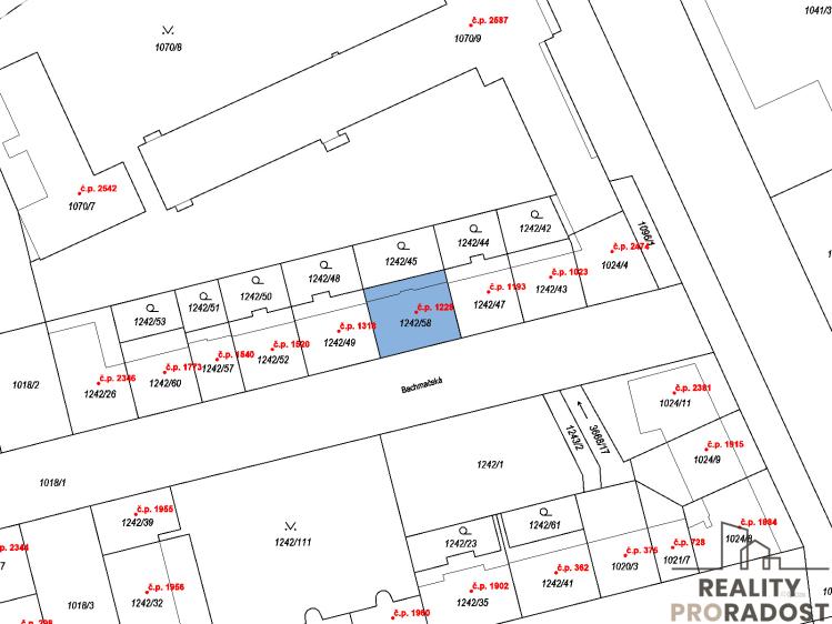 Продажа квартиры 1+KK Ostrava, Bachmačská 1228/7 č. 31