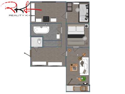 Prodej bytu 3+1 Lovosice, Osvoboditelů č. 3