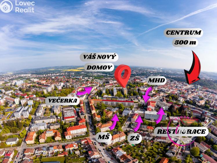 Pronájem bytu 2+1 Jihlava, U Pivovaru č. 11