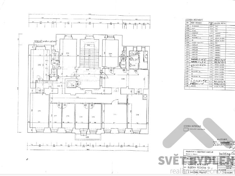 Pronájem kanceláře Praha, Peckova 301/13 č. 17