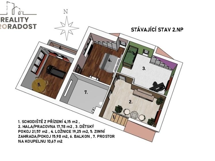 Sale family house Čebín č. 7