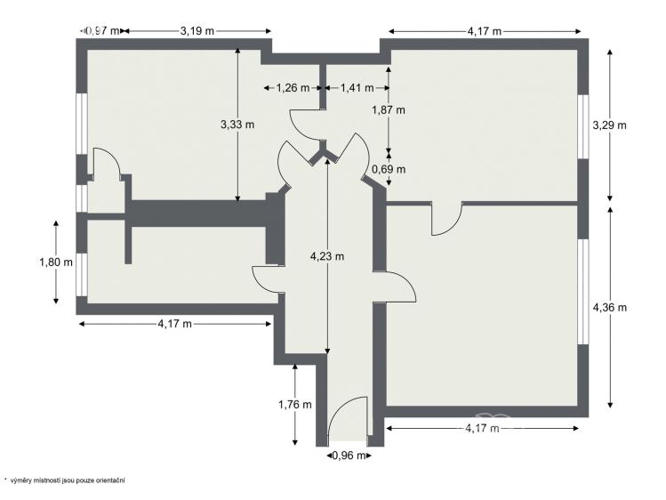 Pronájem bytu 2+1 Rakovník, Na Sekyře č. 2